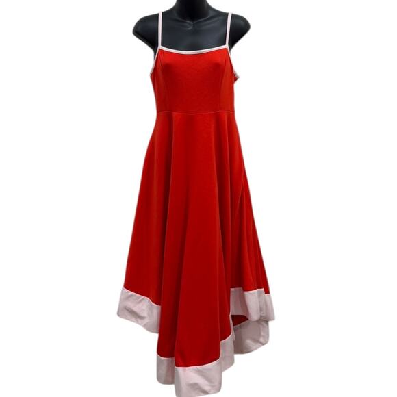 Anthropologie Maeve Color-block Flare Midi Dress - Picture 7 of 9